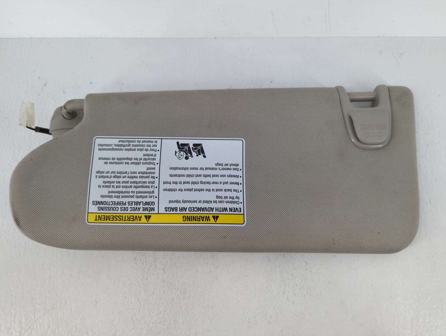 2019-2022 Nissan Murano Sun Visor Shade Replacement Passenger Right Mirror Fits Fits 2019 2020 2021 2022 OEM Used Auto Parts