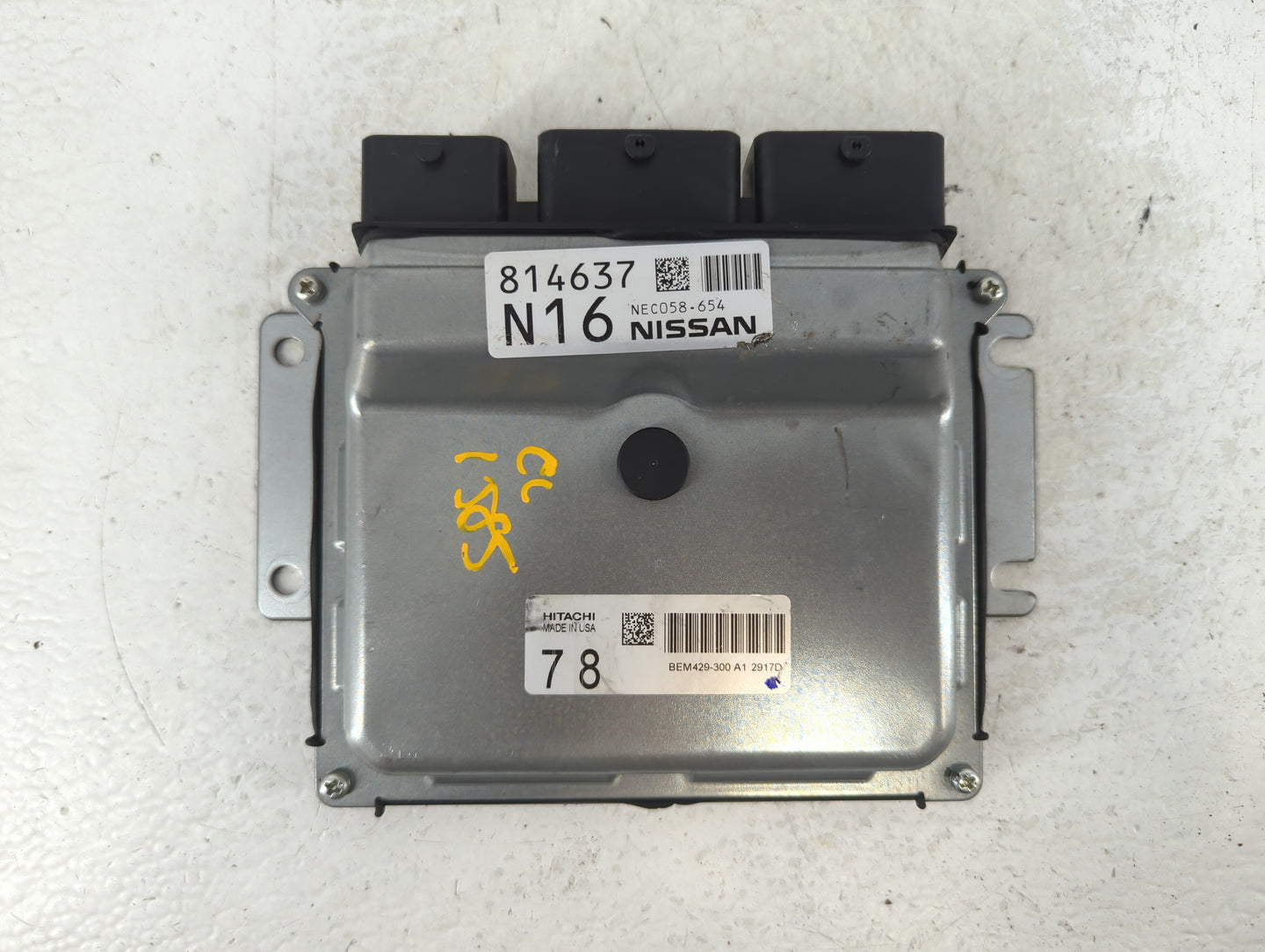 2020-2022 Nissan Murano PCM Engine Control Computer ECU ECM PCU OEM P/N:814637 N16 NEC058-654 Fits Fits 2020 2021 2022 OEM U