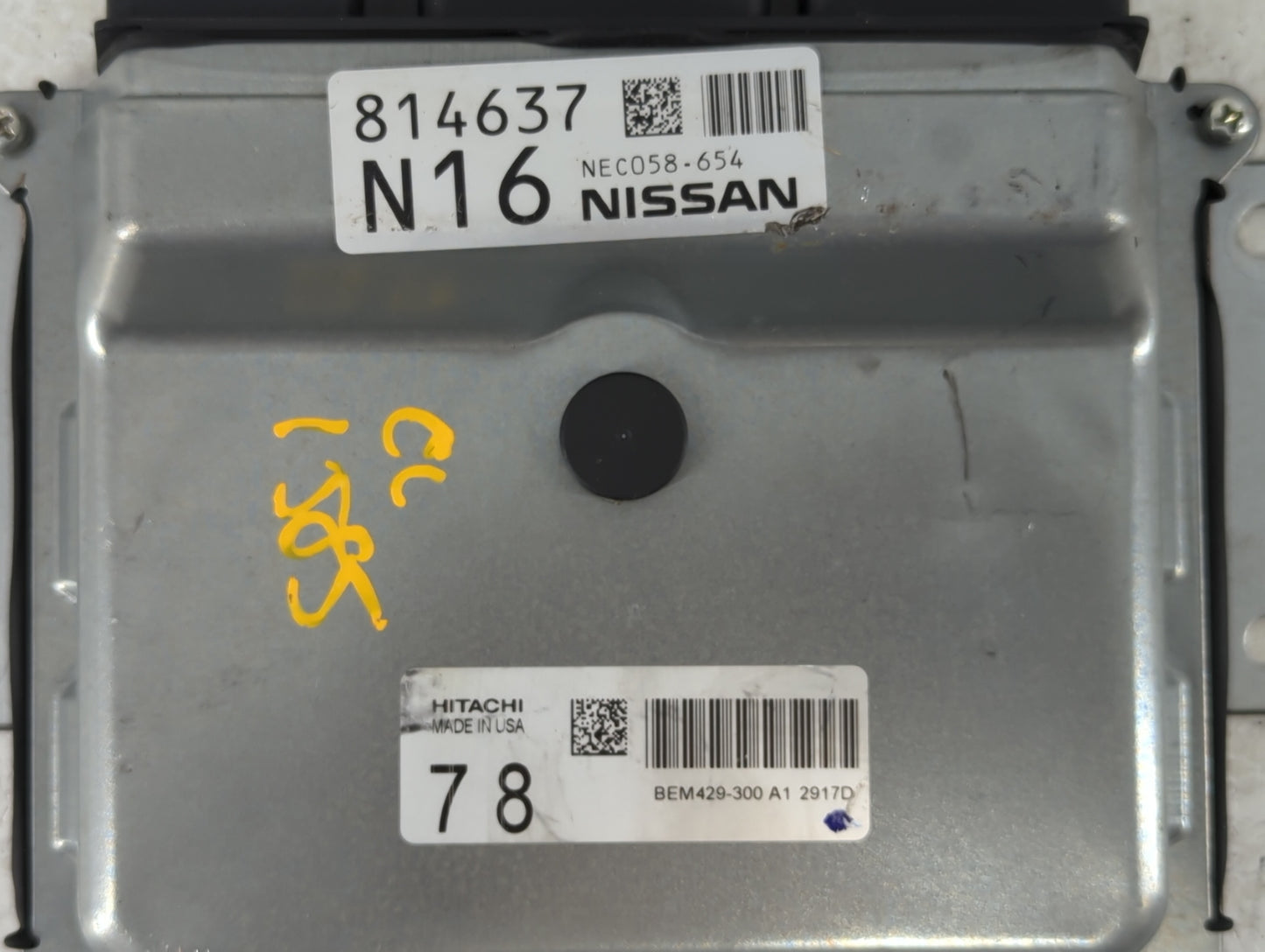 2020-2022 Nissan Murano PCM Engine Control Computer ECU ECM PCU OEM P/N:814637 N16 NEC058-654 Fits Fits 2020 2021 2022 OEM U