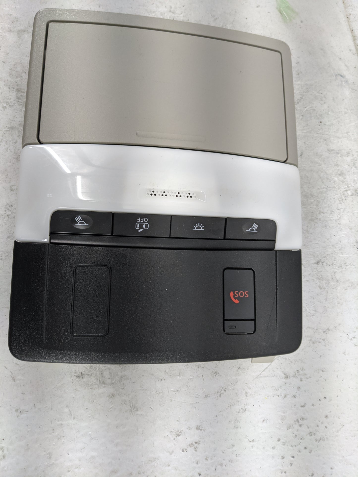 2022-2022 Nissan Pathfinder Overhead Roof Console Tan - Oemusedautoparts1.com