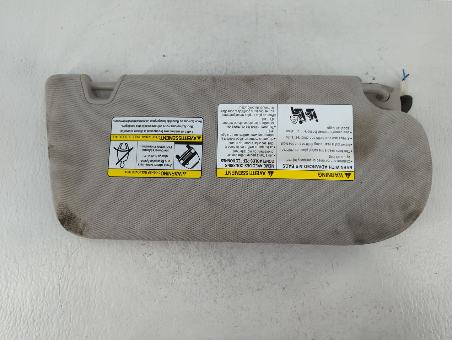 2022 Nissan Pathfinder Sun Visor Shade Replacement Driver Left Mirror Fits OEM Used Auto Parts - Oemusedautoparts1.com