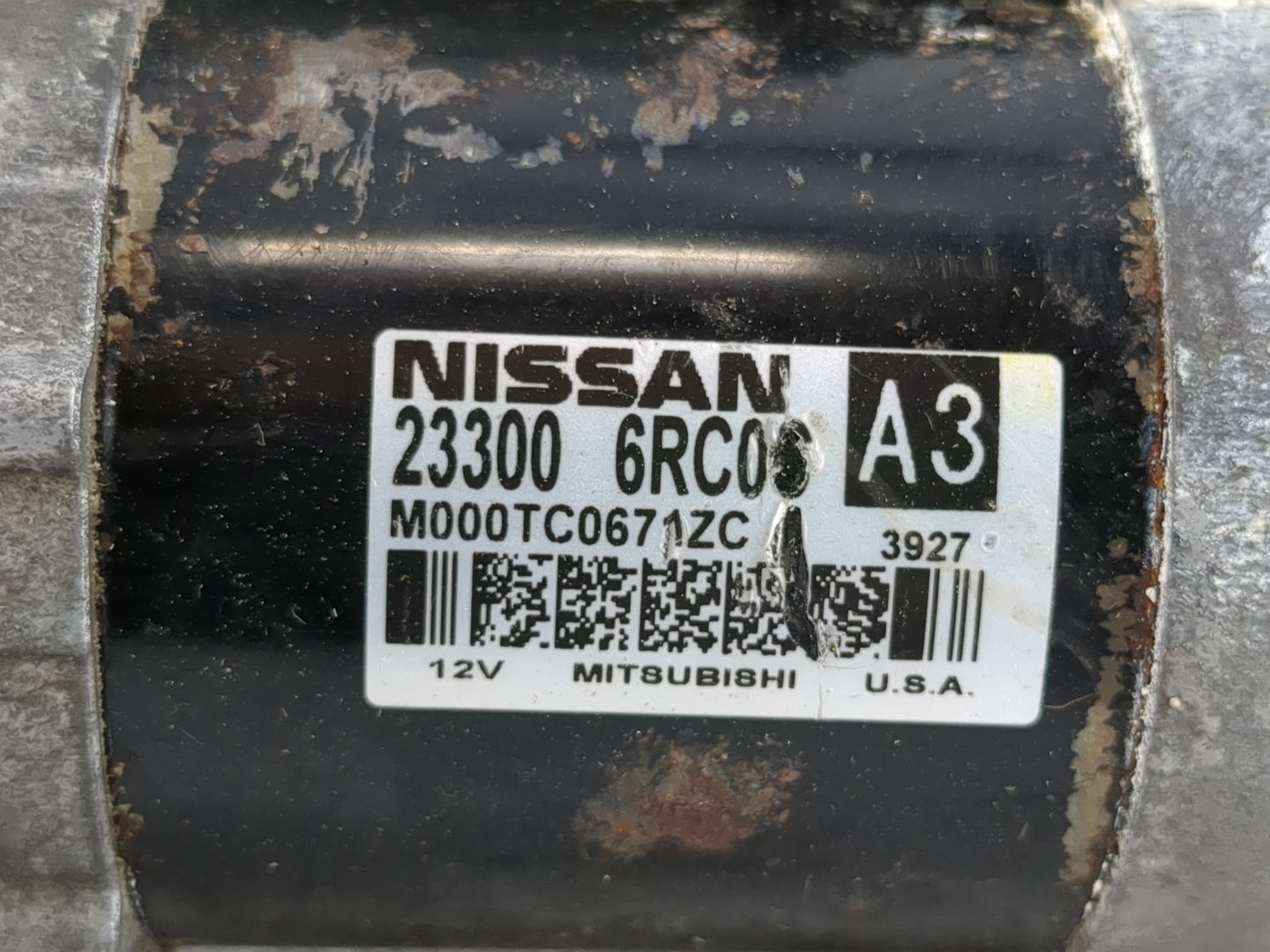 2022 Nissan Rogue Car Starter Motor Solenoid OEM P/N:23300 6RC0C Fits OEM Used Auto Parts - Oemusedautoparts1.com