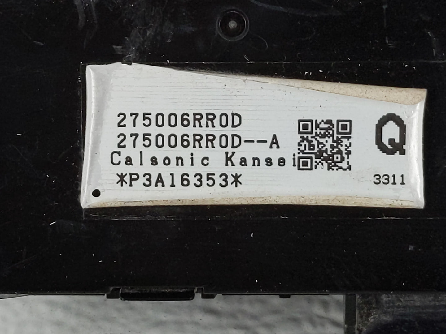 2023 Nissan Rogue Climate Control Module Temperature AC/Heater Replacement P/N:275006RR0D-A 275006RR0D Fits OEM Used Auto Pa