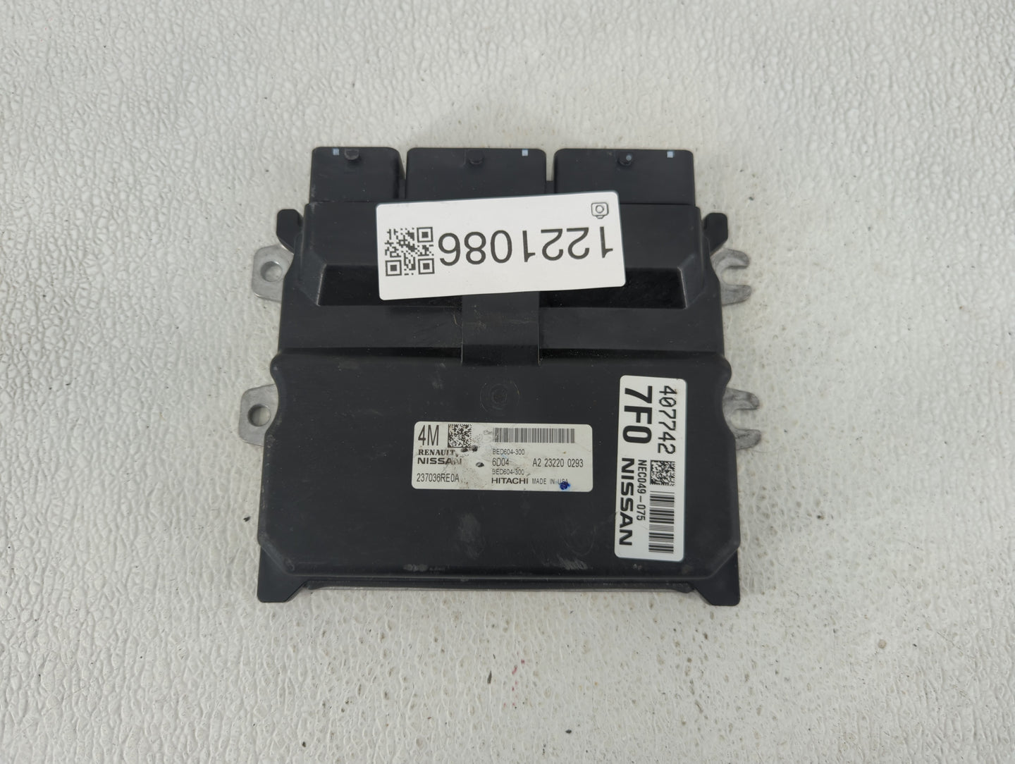 2022 Nissan Rogue PCM Engine Control Computer ECU ECM PCU OEM P/N:237036RE0A Fits OEM Used Auto Parts - Oemusedautoparts1.co