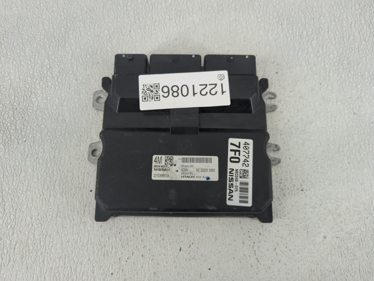 2022 Nissan Rogue PCM Engine Control Computer ECU ECM PCU OEM P/N:237036RE0A Fits OEM Used Auto Parts - Oemusedautoparts1.co