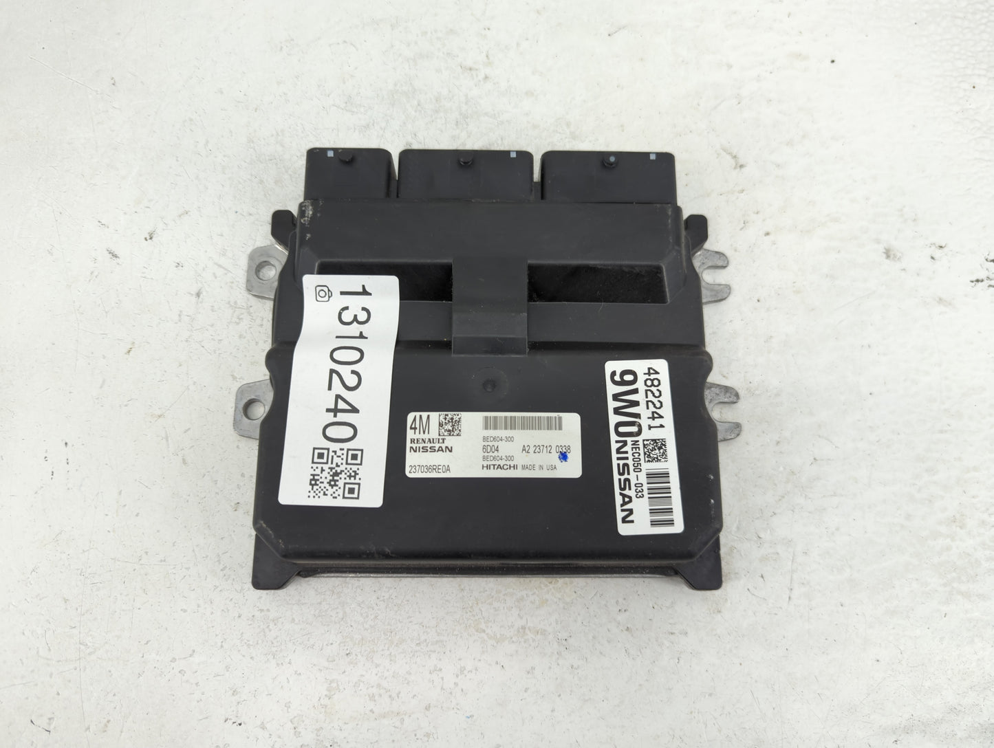 2022 Nissan Rogue PCM Engine Control Computer ECU ECM PCU OEM P/N:237036RE0A BED604-300 Fits OEM Used Auto Parts - Oemusedau