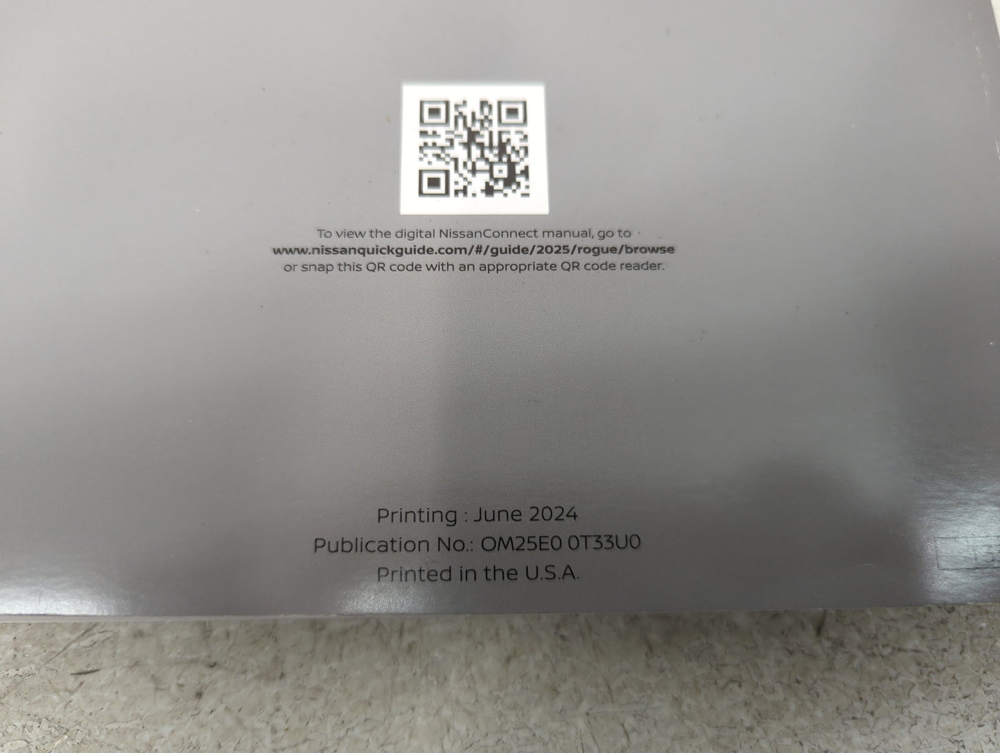 2023 Nissan Rogue Owners Manual Book Guide OEM Used Auto Parts - Oemusedautoparts1.com