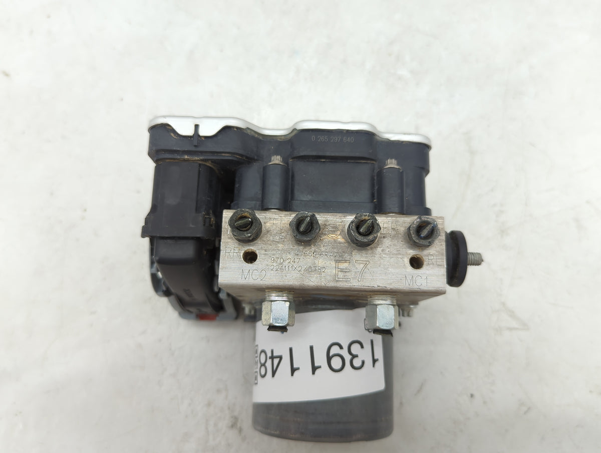 2021-2022 Nissan Rogue Anti-Lock Brake ABS Pump Module Actuator OEM P/N:0265956867 Fits Fits 2021 2022 OEM Used Auto Parts -