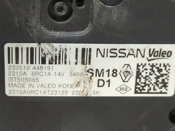2022 Nissan Rogue Alternator Replacement Generator Charging Assembly Engine OEM P/N:2310A-6RC1A Fits OEM Used Auto Parts
