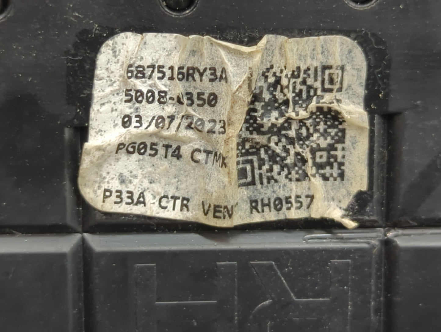 2021-2022 Nissan Rogue Climate Control Module Temperature AC/Heater Replacement P/N:275006RL3B Fits Fits 2021 2022 OEM Used 