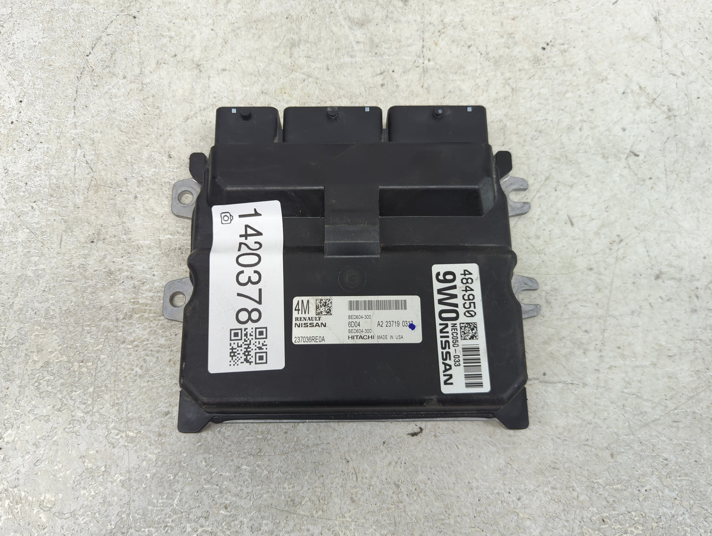 2022 Nissan Rogue PCM Engine Control Computer ECU ECM PCU OEM P/N:BED604-300 237036RE0A, NEC050-033, A2 23719 0312 Fits OEM 