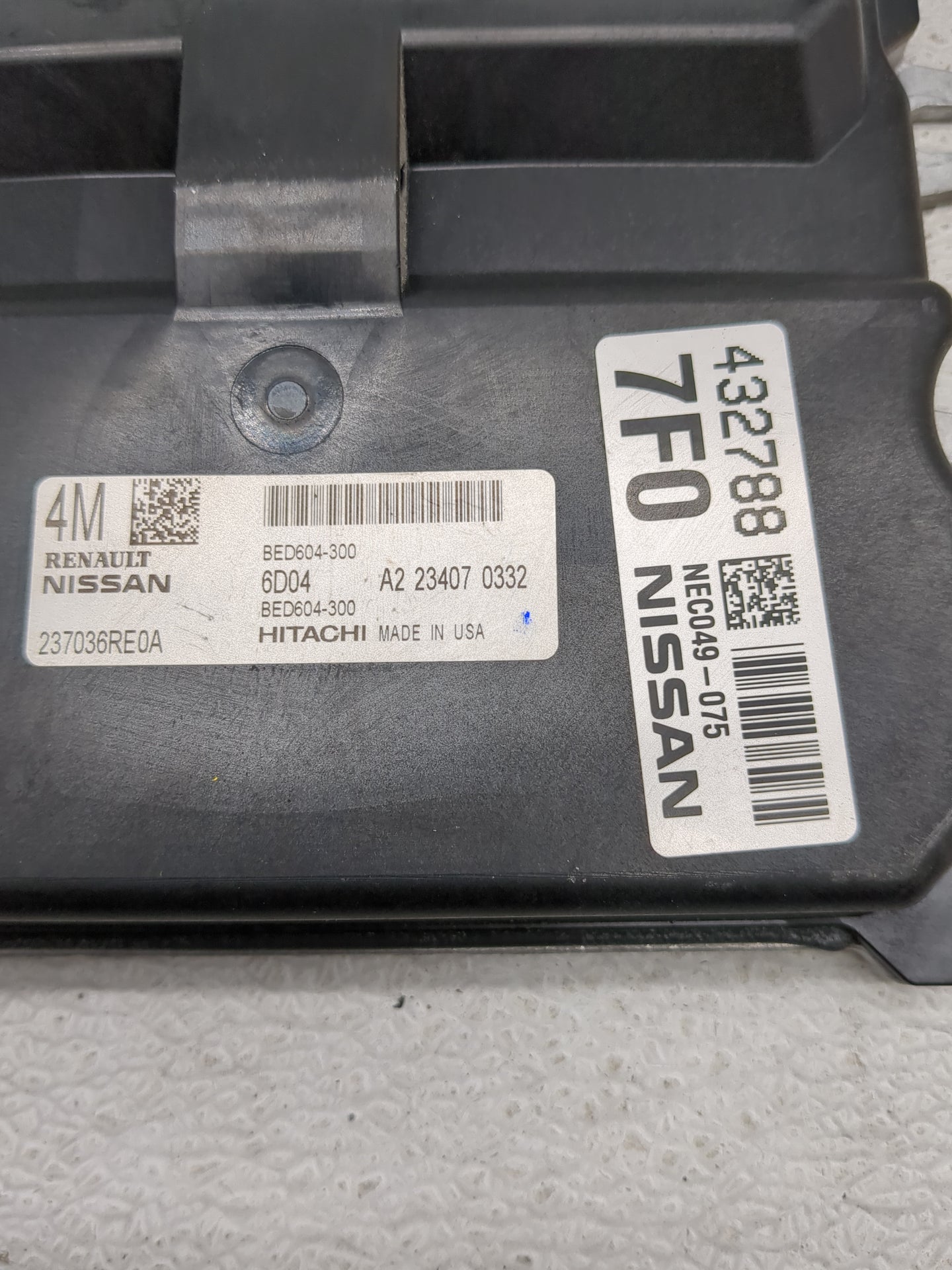 2022 Nissan Rogue PCM Engine Control Computer ECU ECM PCU OEM P/N:237036RD0A Fits OEM Used Auto Parts - Oemusedautoparts1.co