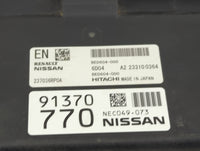 2023 Nissan Rogue PCM Engine Control Computer ECU ECM PCU OEM P/N:BED604-000 237036RP0A, NEC049-073 Fits OEM Used Auto Parts