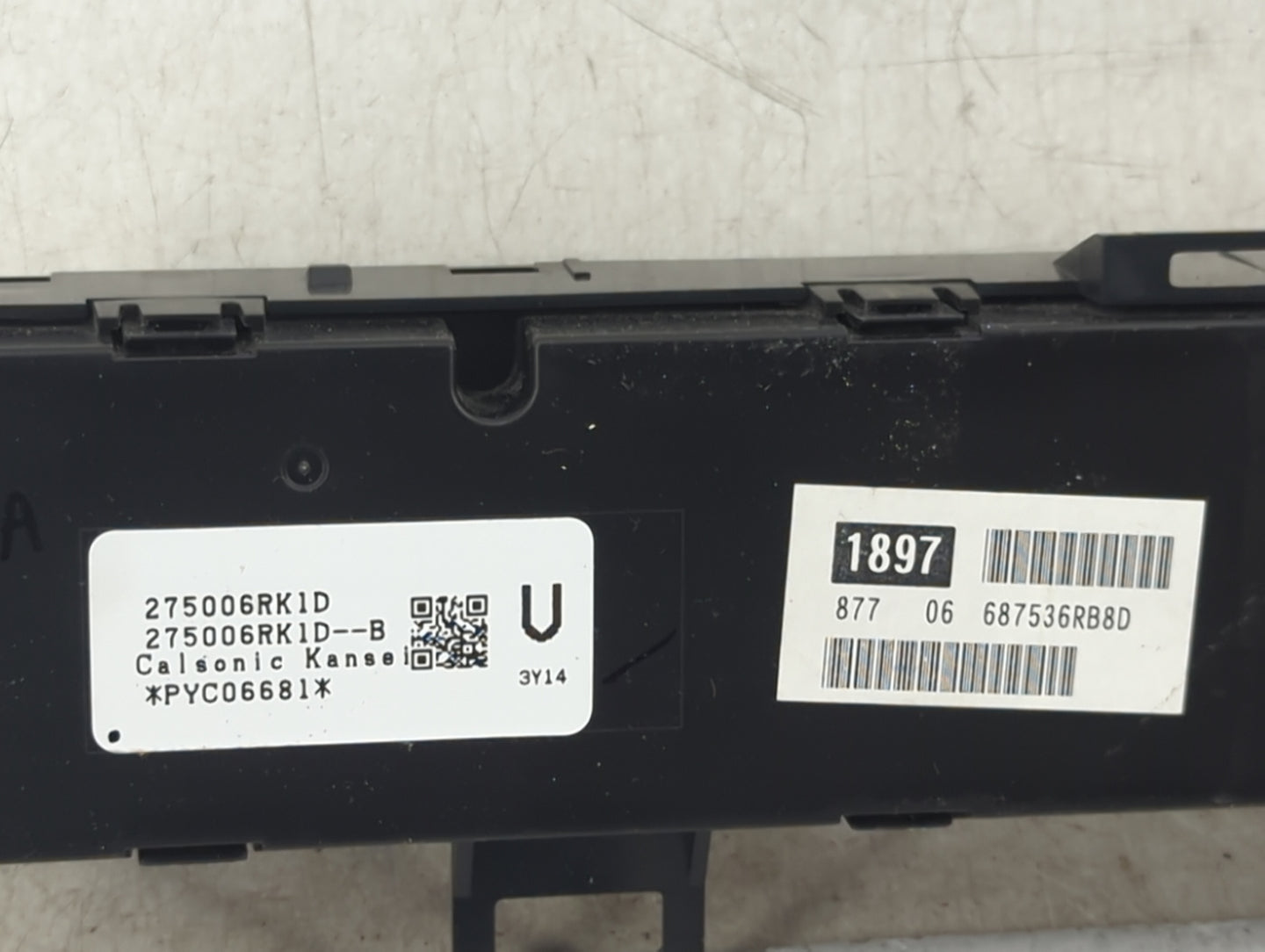2023 Nissan Rogue Climate Control Module Temperature AC/Heater Replacement P/N:275006RK1D 275006RK1D--B, PYC06681, 687536RB8