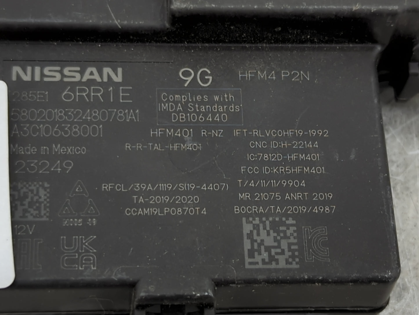 2023 Nissan Rogue Body Control Module Bcm Inner Cabin Fuse Box - Oemusedautoparts1.com