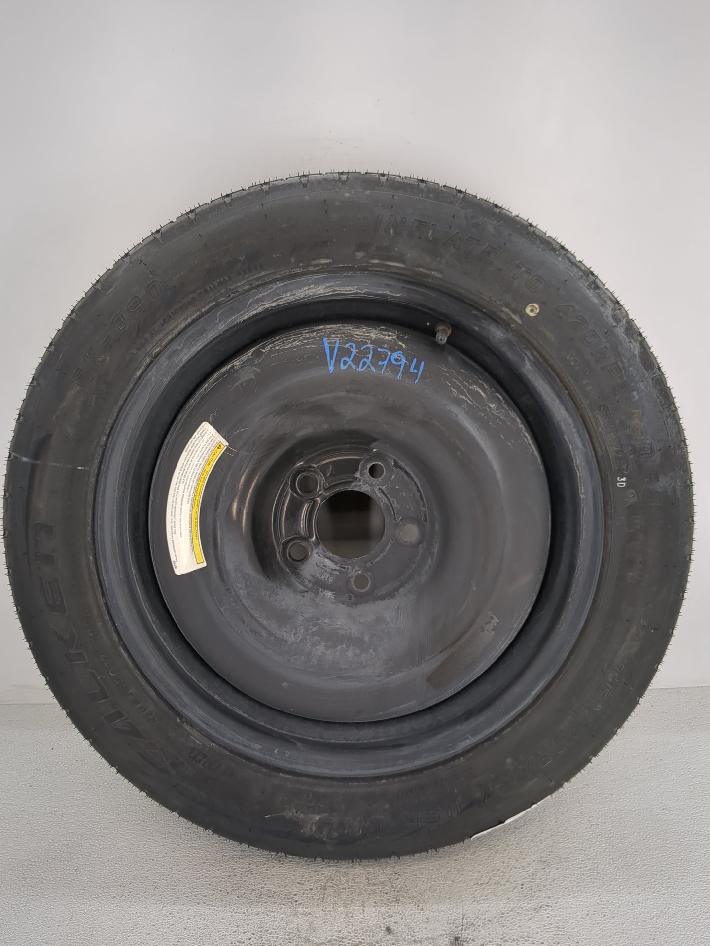 2021-2022 Nissan Rogue Spare Donut Tire Wheel Rim Oem 1455248 - Oemusedautoparts1.com
