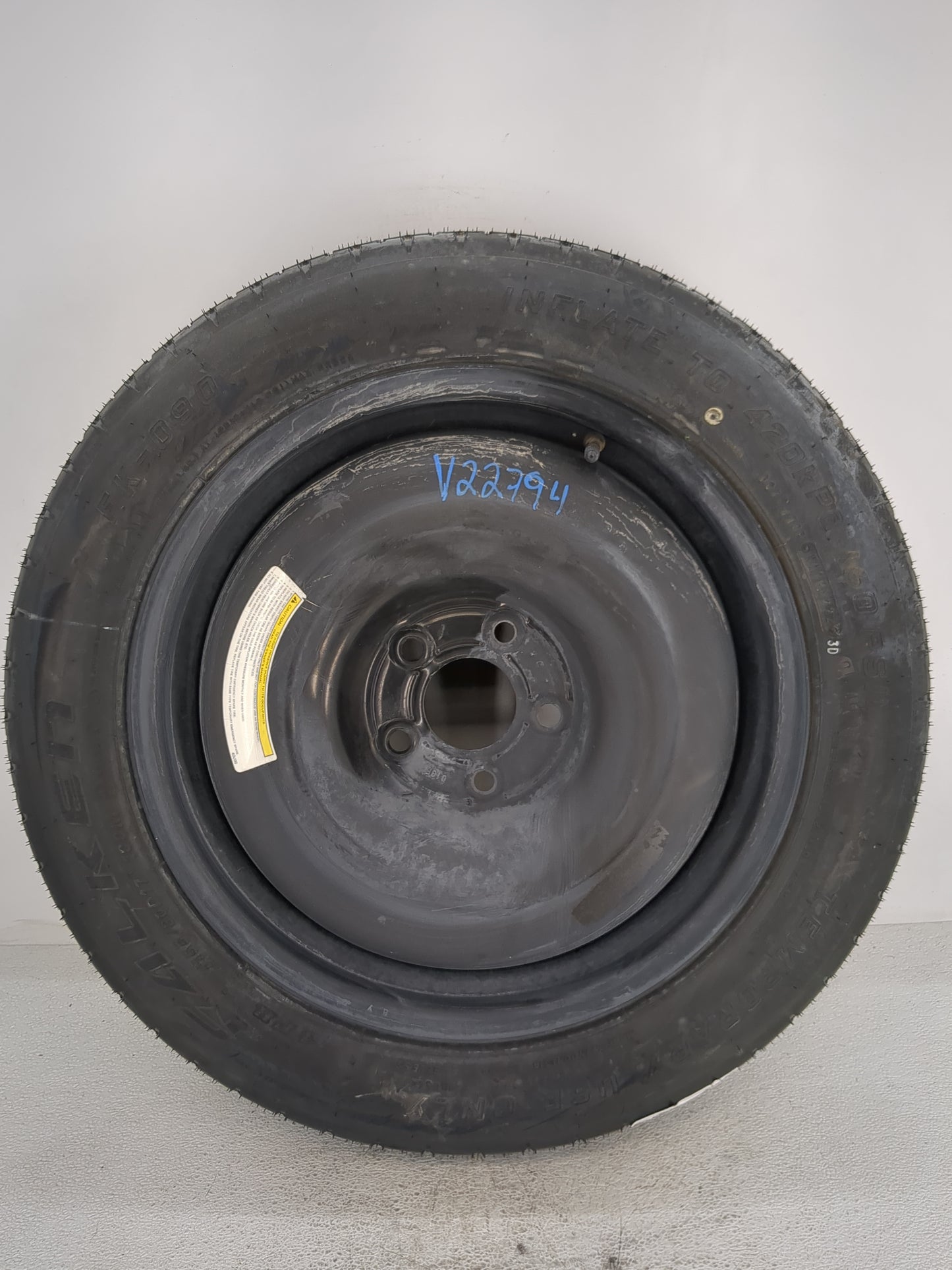 2021-2022 Nissan Rogue Spare Donut Tire Wheel Rim Oem 1455248 - Oemusedautoparts1.com