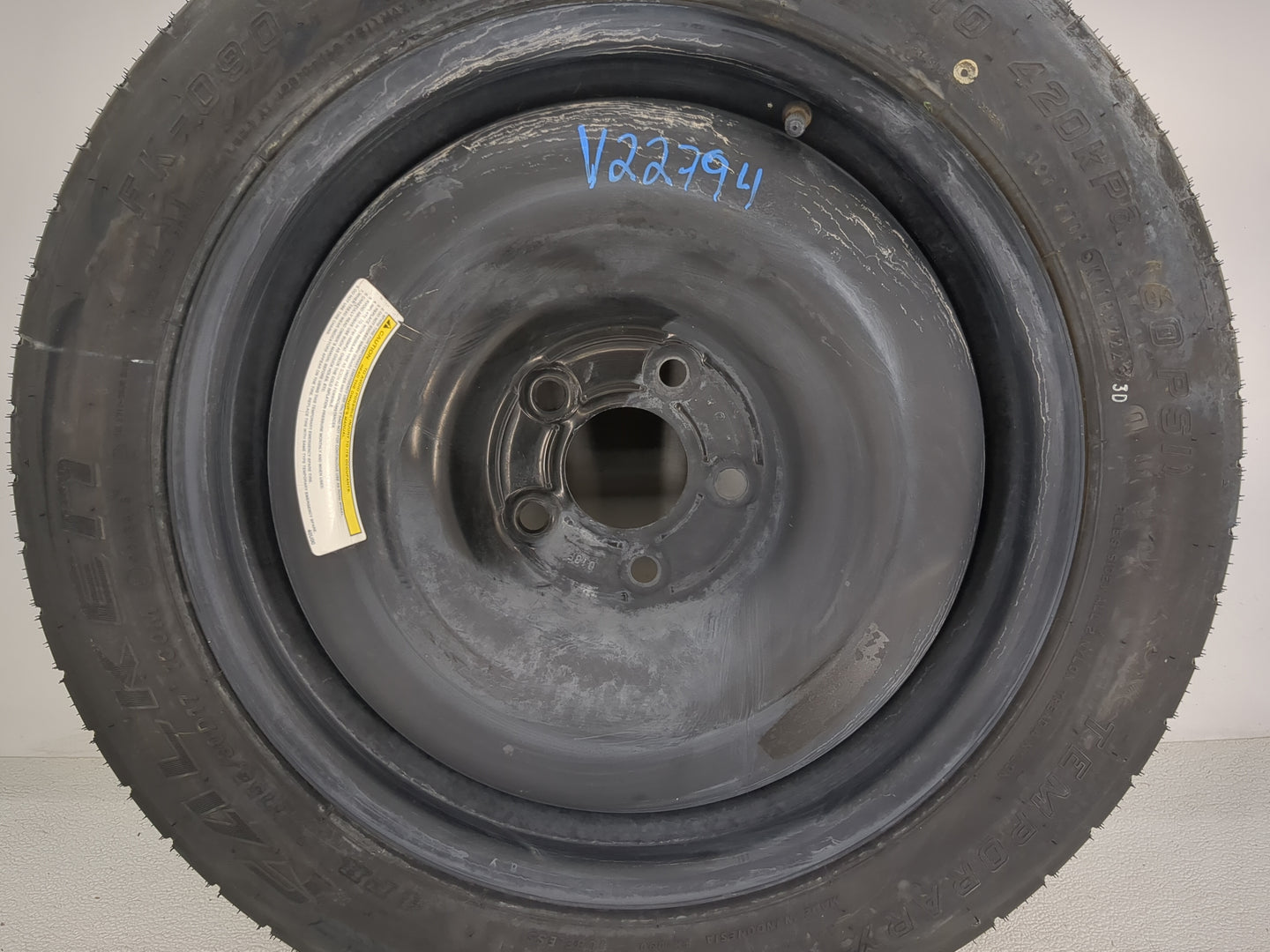 2021-2022 Nissan Rogue Spare Donut Tire Wheel Rim Oem 1455248 - Oemusedautoparts1.com