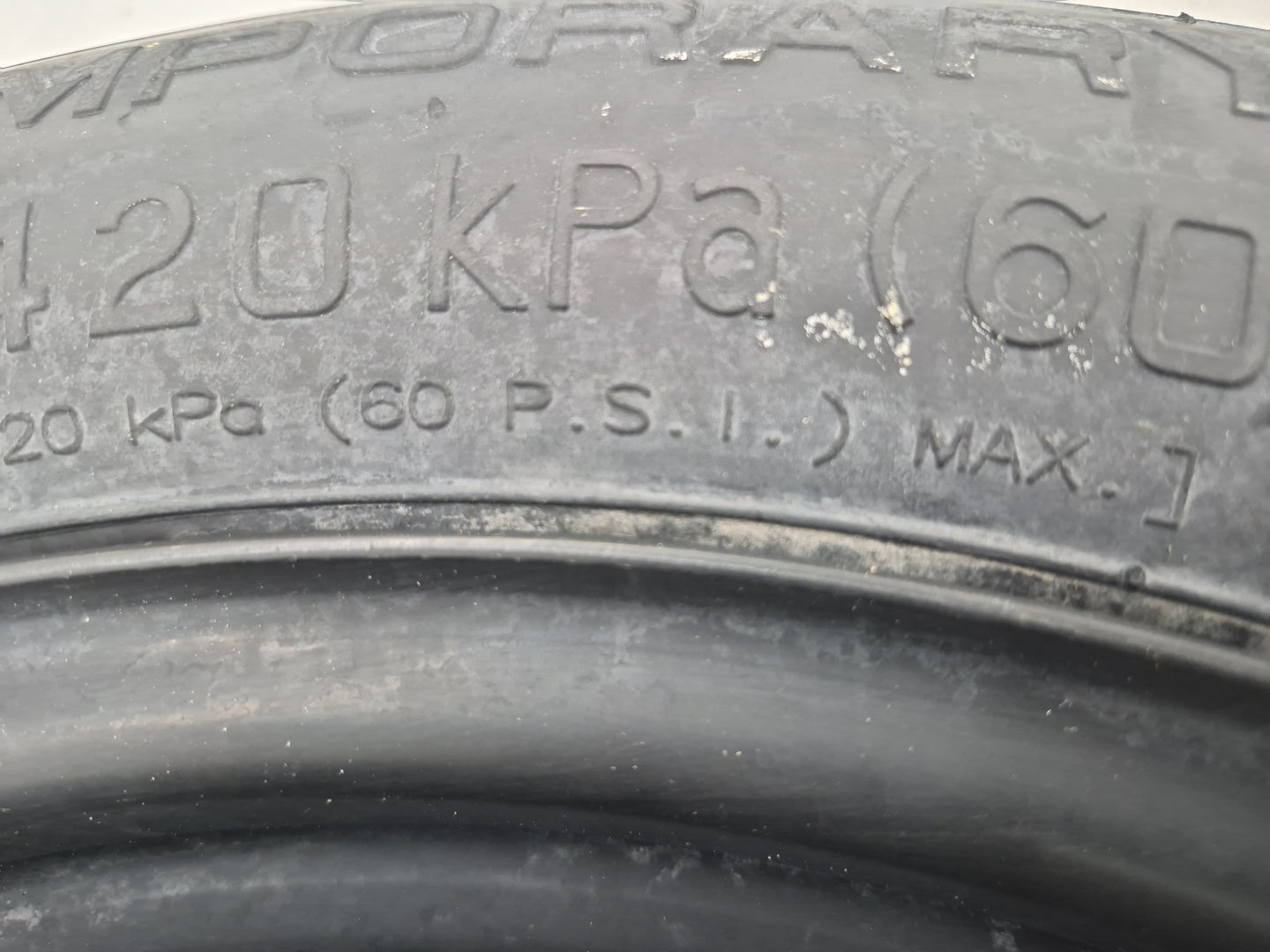 2021-2022 Nissan Rogue Spare Donut Tire Wheel Rim Oem - Oemusedautoparts1.com