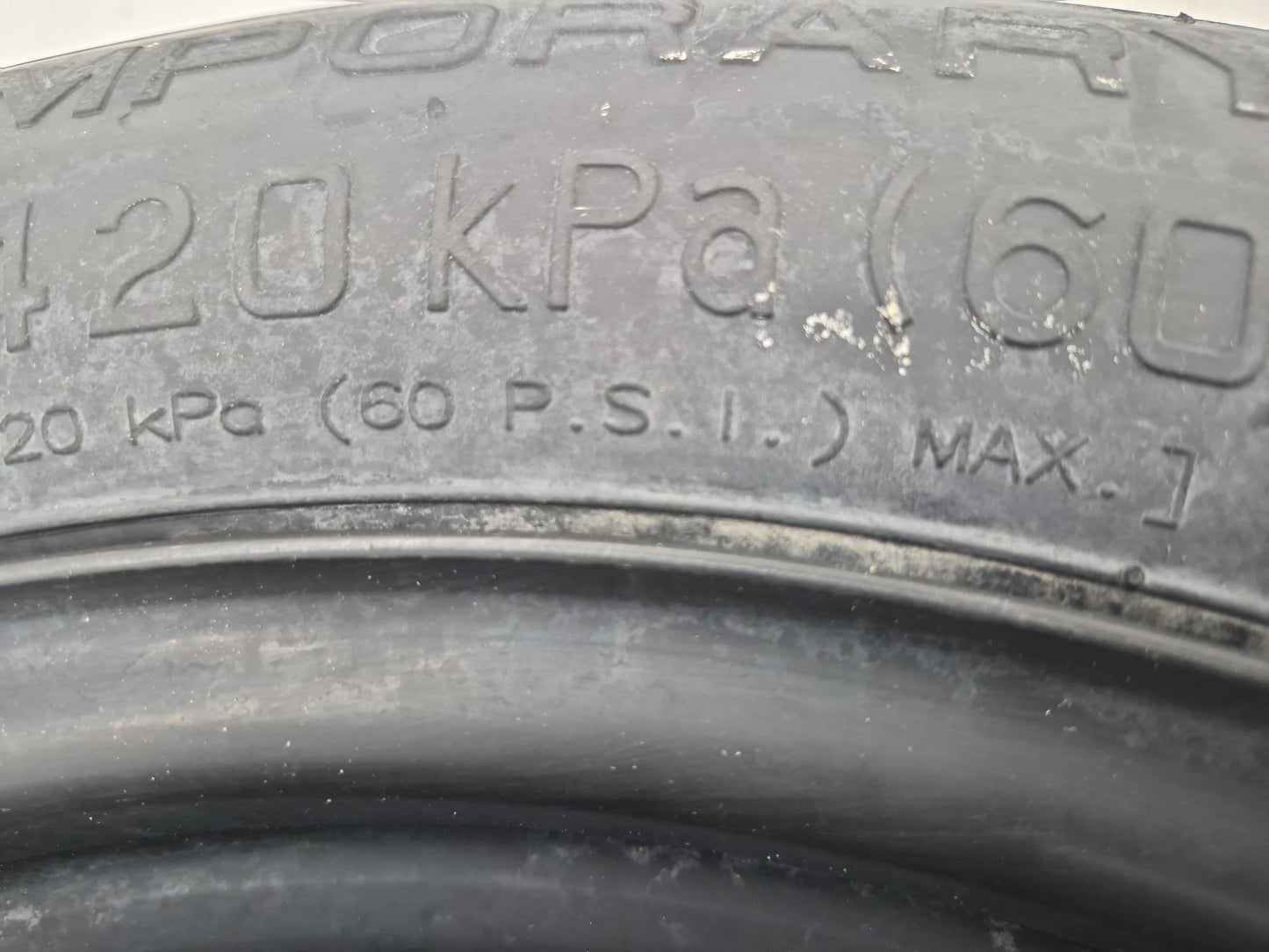 2021-2022 Nissan Rogue Spare Donut Tire Wheel Rim Oem - Oemusedautoparts1.com