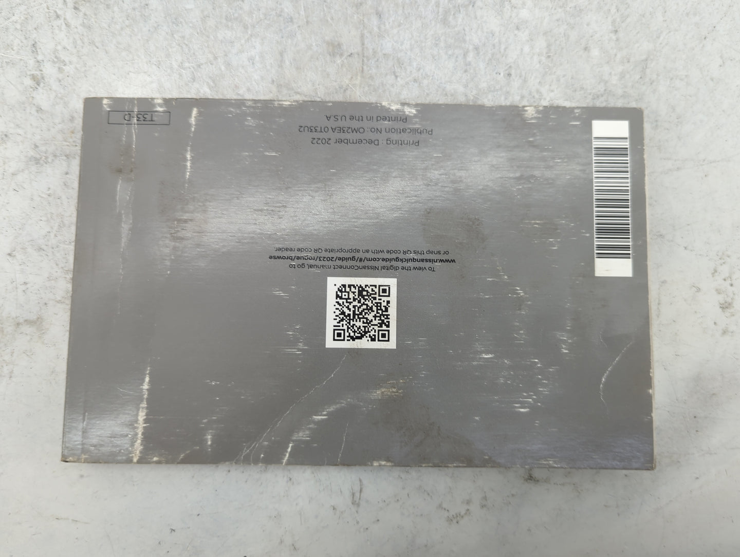 2023 Nissan Rogue Owners Manual Book Guide P/N:OM23EA 0T33U2 OEM Used Auto Parts - Oemusedautoparts1.com