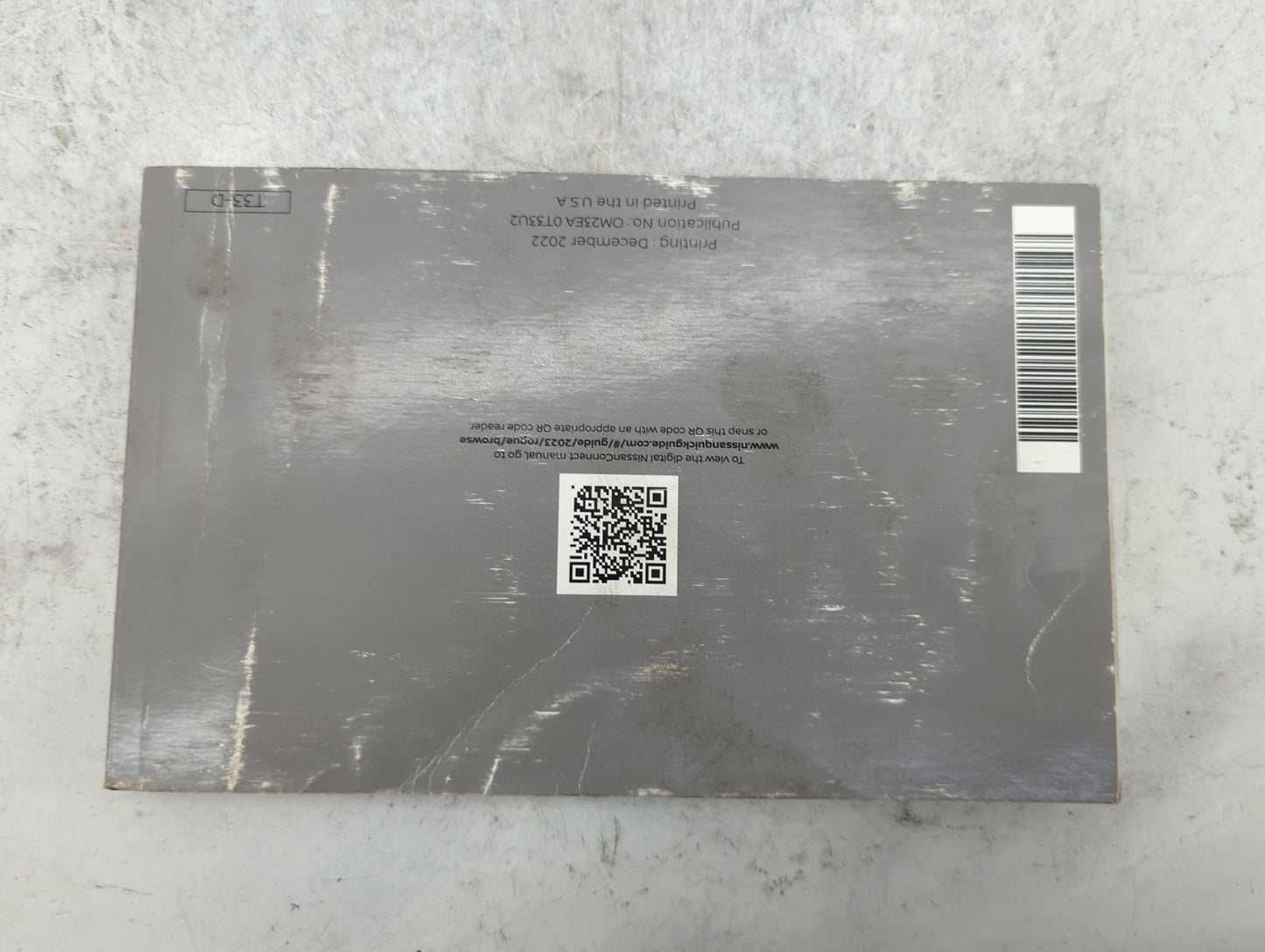 2023 Nissan Rogue Owners Manual Book Guide P/N:OM23EA 0T33U2 OEM Used Auto Parts - Oemusedautoparts1.com