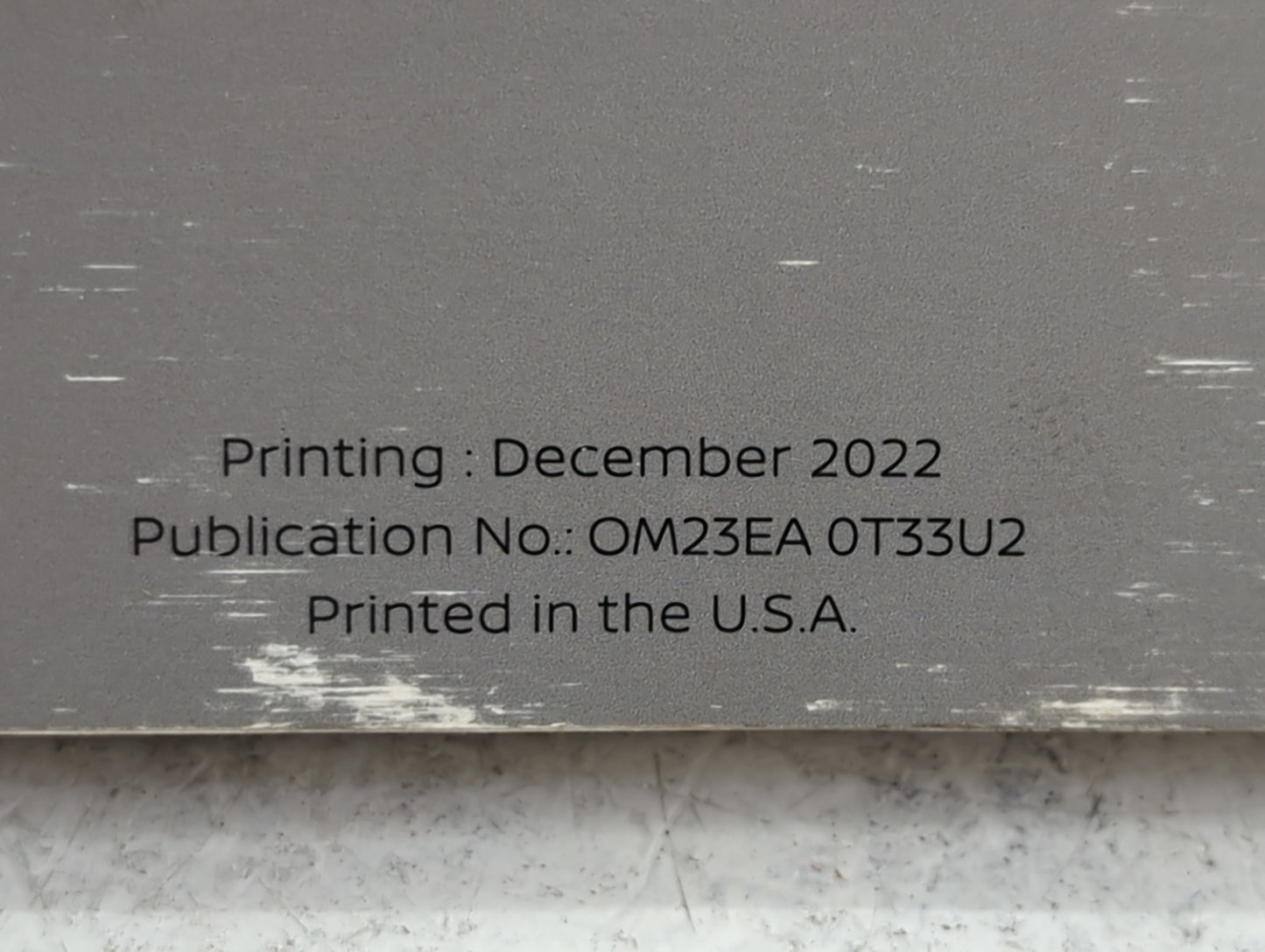 2023 Nissan Rogue Owners Manual Book Guide P/N:OM23EA 0T33U2 OEM Used Auto Parts - Oemusedautoparts1.com