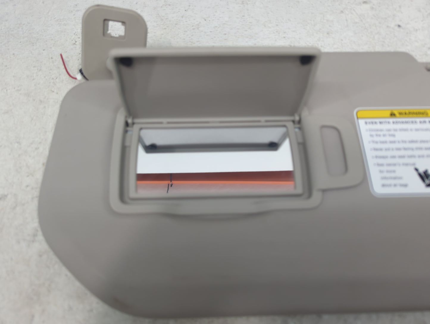 2023 Nissan Rogue Sun Visor Shade Replacement Driver Left Mirror Fits OEM Used Auto Parts - Oemusedautoparts1.com