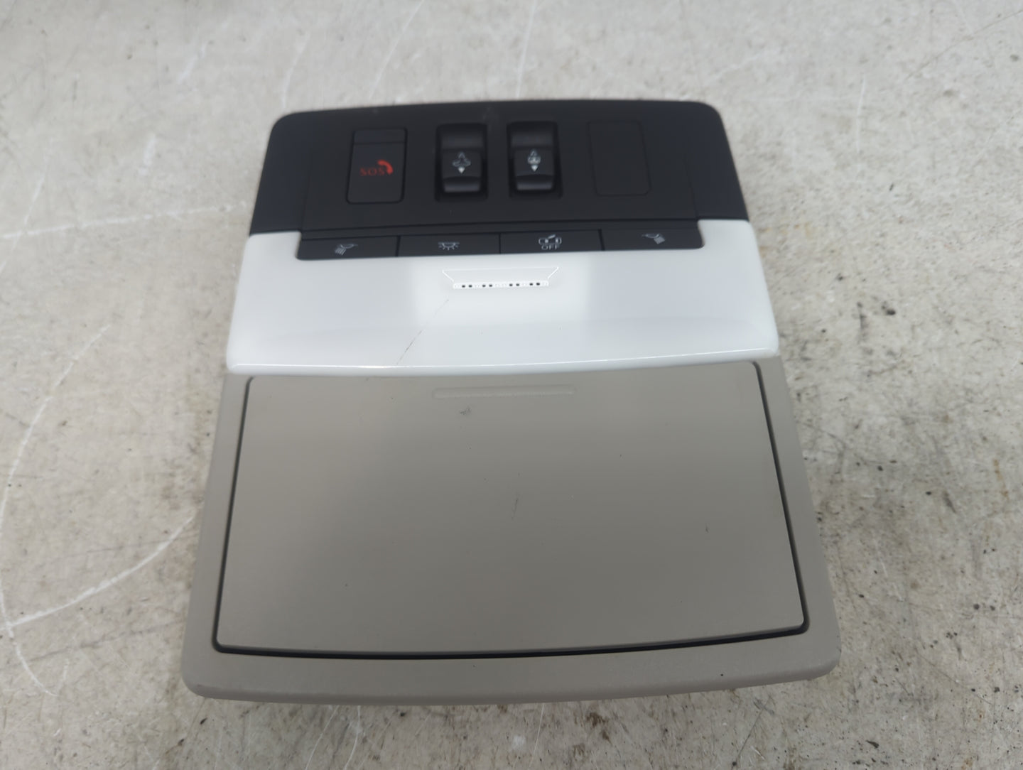2021-2022 Nissan Rogue Overhead Roof Console Tan - Oemusedautoparts1.com