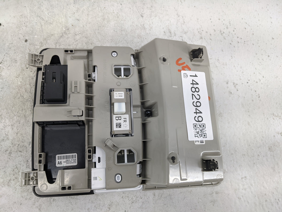 2021-2022 Nissan Rogue Overhead Console W/rear Climate Control Gray - Oemusedautoparts1.com