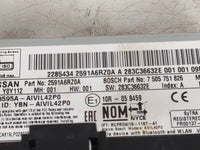 2023 Nissan Rogue Radio AM FM Cd Player Receiver Replacement P/N:2591A6RZ0A 7505751826, 283C36632E Fits OEM Used Auto Parts 