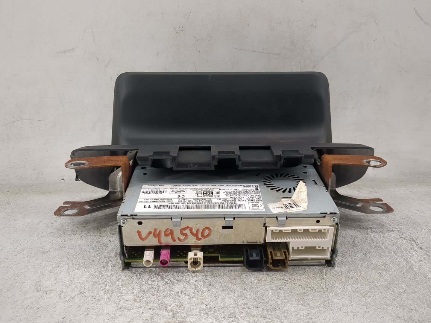 2023 Nissan Rogue Radio AM FM Cd Player Receiver Replacement P/N:2591A6RZ0A 7505751826, 283C36632E Fits OEM Used Auto Parts 