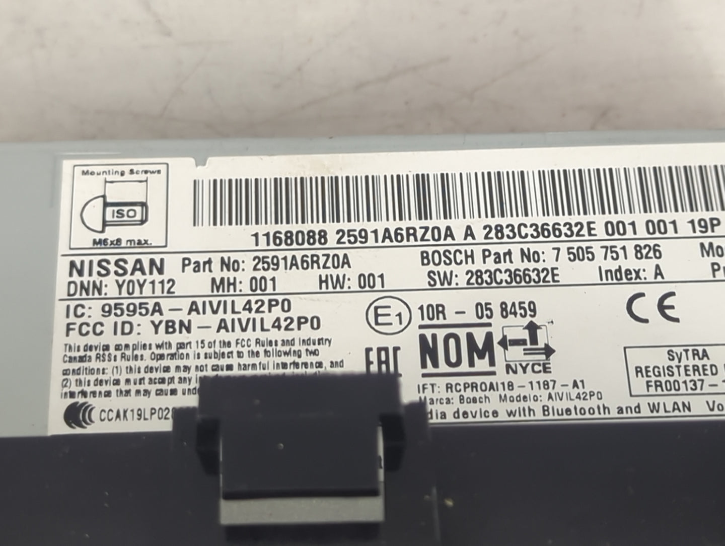 2023 Nissan Rogue Information Display Screen 1495062 - Oemusedautoparts1.com