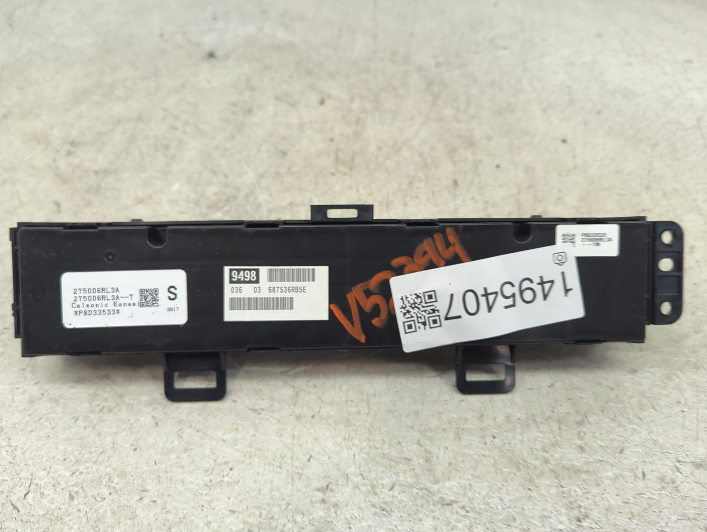 2021-2022 Nissan Rogue Climate Control Module Temperature AC/Heater Replacement P/N:275D06RL3A 275D06RL3A-T Fits Fits 2021 2