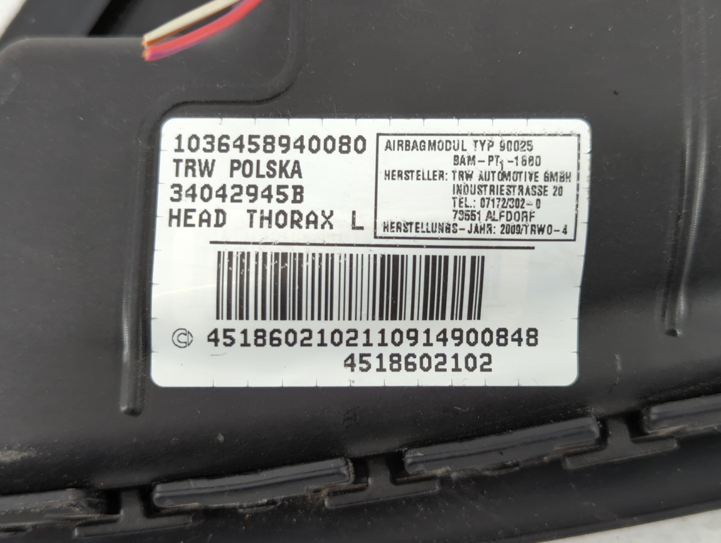 2023 Nissan Rogue Air Bag Driver Left Steering Wheel Mounted P/N:73551 ALFD0RF BAM-PT-1800 Fits OEM Used Auto Parts - Oemuse