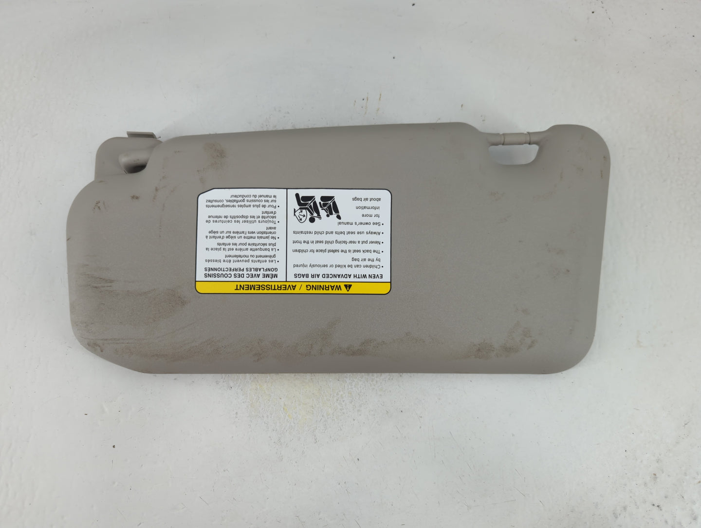 2020-2022 Nissan Sentra Sun Visor Shade Replacement Passenger Right Mirror Fits Fits 2020 2021 2022 OEM Used Auto Parts - Oe