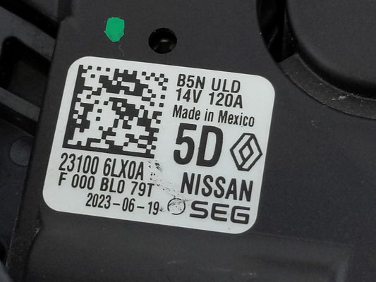 2022 Nissan Sentra Alternator Replacement Generator Charging Assembly Engine OEM P/N:23100 6LX0A Fits OEM Used Auto Parts