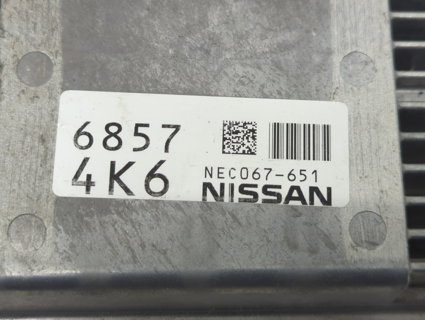 2020-2022 Nissan Sentra PCM Engine Control Computer ECU ECM PCU OEM P/N:NEC067-651 Fits Fits 2020 2021 2022 OEM Used Auto Pa
