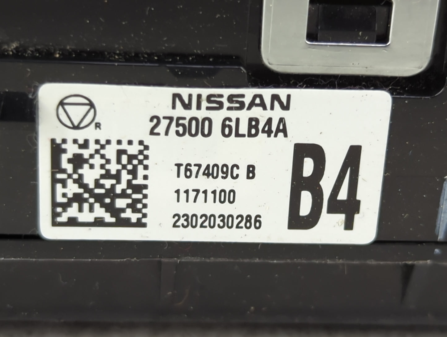 2020-2022 Nissan Sentra Climate Control Module Temperature AC/Heater Replacement P/N:27500 6LB4A Fits Fits 2020 2021 2022 OE
