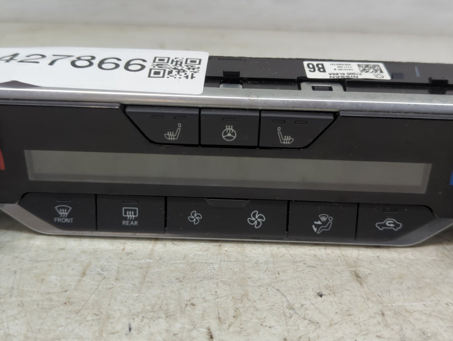 2020-2022 Nissan Sentra Climate Control Module Temperature AC/Heater Replacement P/N:275006LB6A T67412CB Fits Fits 2020 2021