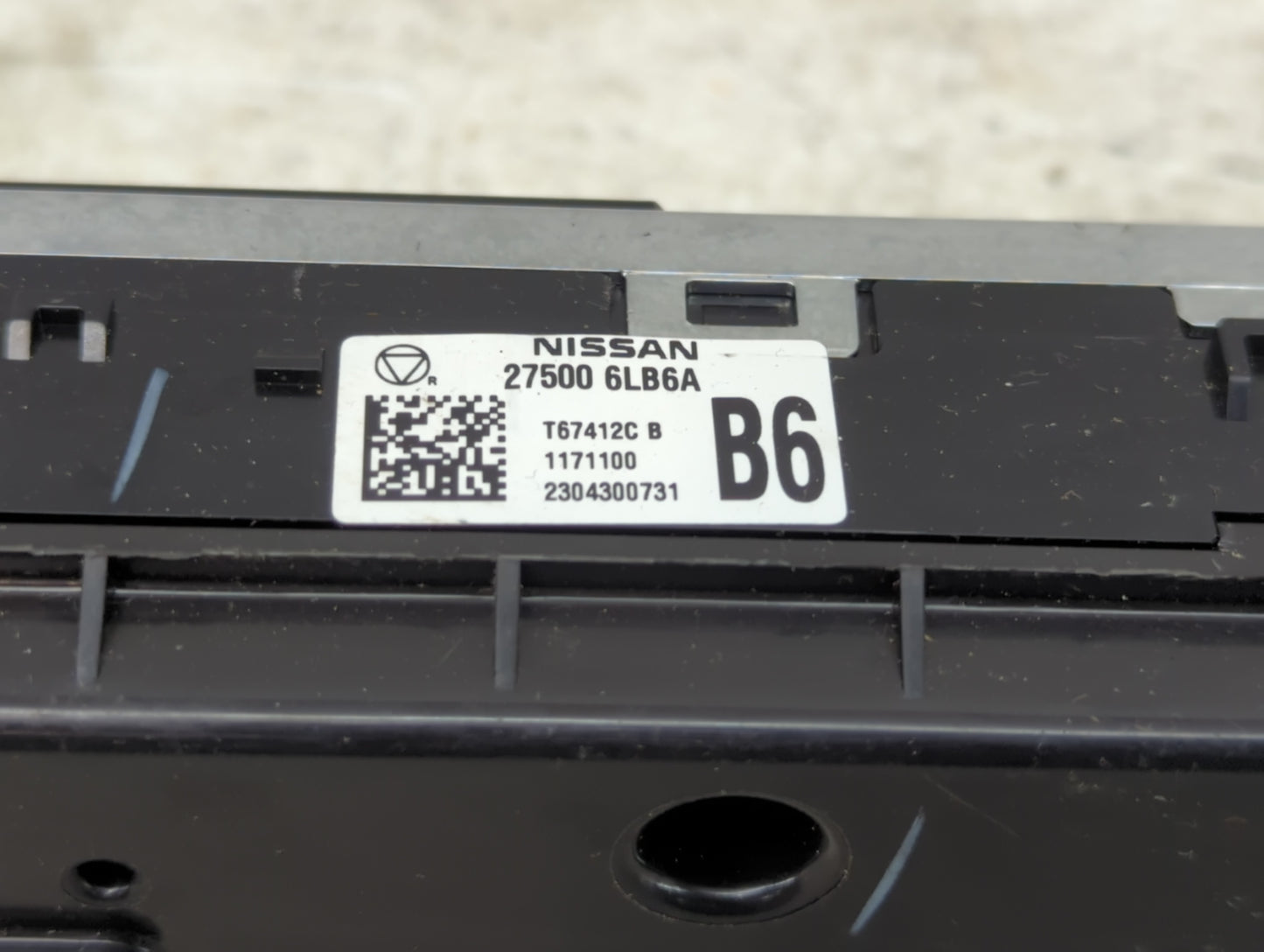 2020-2022 Nissan Sentra Climate Control Module Temperature AC/Heater Replacement P/N:275006LB6A T67412CB Fits Fits 2020 2021