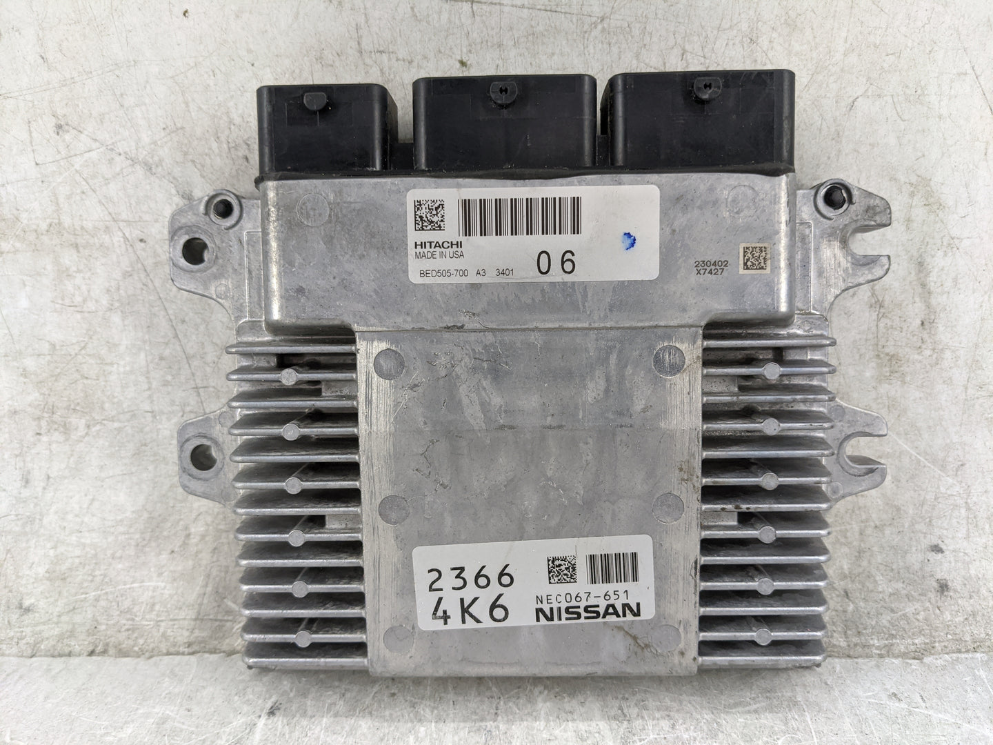 2020-2022 Nissan Sentra PCM Engine Control Computer ECU ECM PCU OEM P/N:NEC067-651 BED505-700 Fits Fits 2020 2021 2022 OEM U