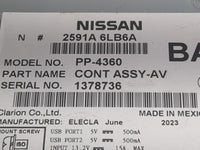 2023 Nissan Sentra Information Radio Display Screen - Oemusedautoparts1.com