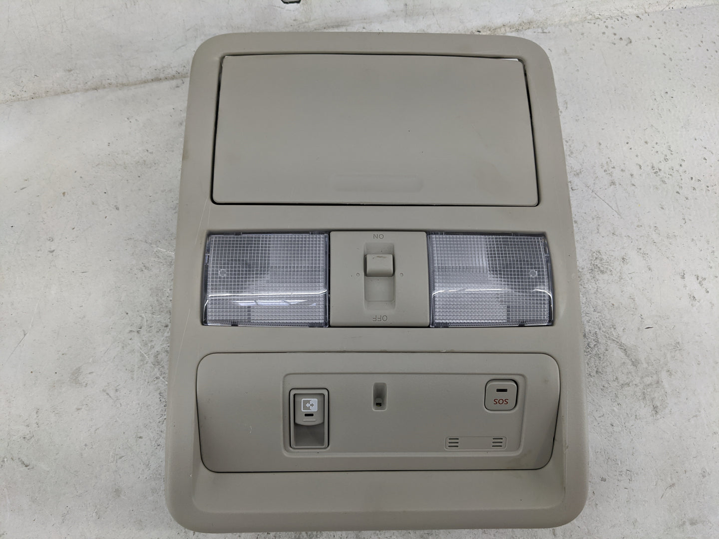 2023 Nissan Titan Xd Overhead Roof Console Tan - Oemusedautoparts1.com