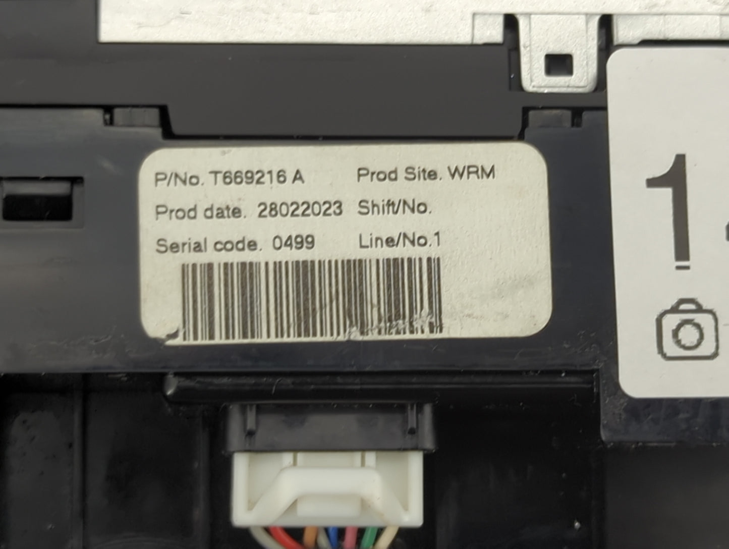 2023 Nissan Versa Climate Control Module Temperature AC/Heater Replacement P/N:T669216 A Fits OEM Used Auto Parts - Oemuseda