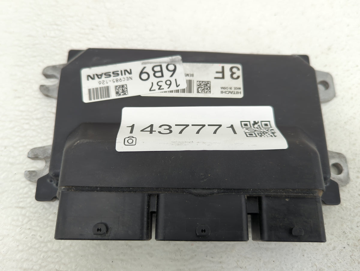 2020-2022 Nissan Versa PCM Engine Control Computer ECU ECM PCU OEM P/N:NEC985-126 Fits 2020 2021 2022 OEM Used Auto Parts - 