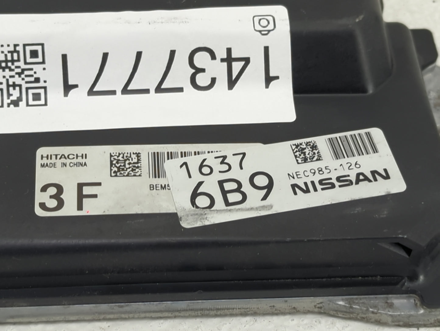 2020-2022 Nissan Versa PCM Engine Control Computer ECU ECM PCU OEM P/N:NEC985-126 Fits Fits 2020 2021 2022 OEM Used Auto Par