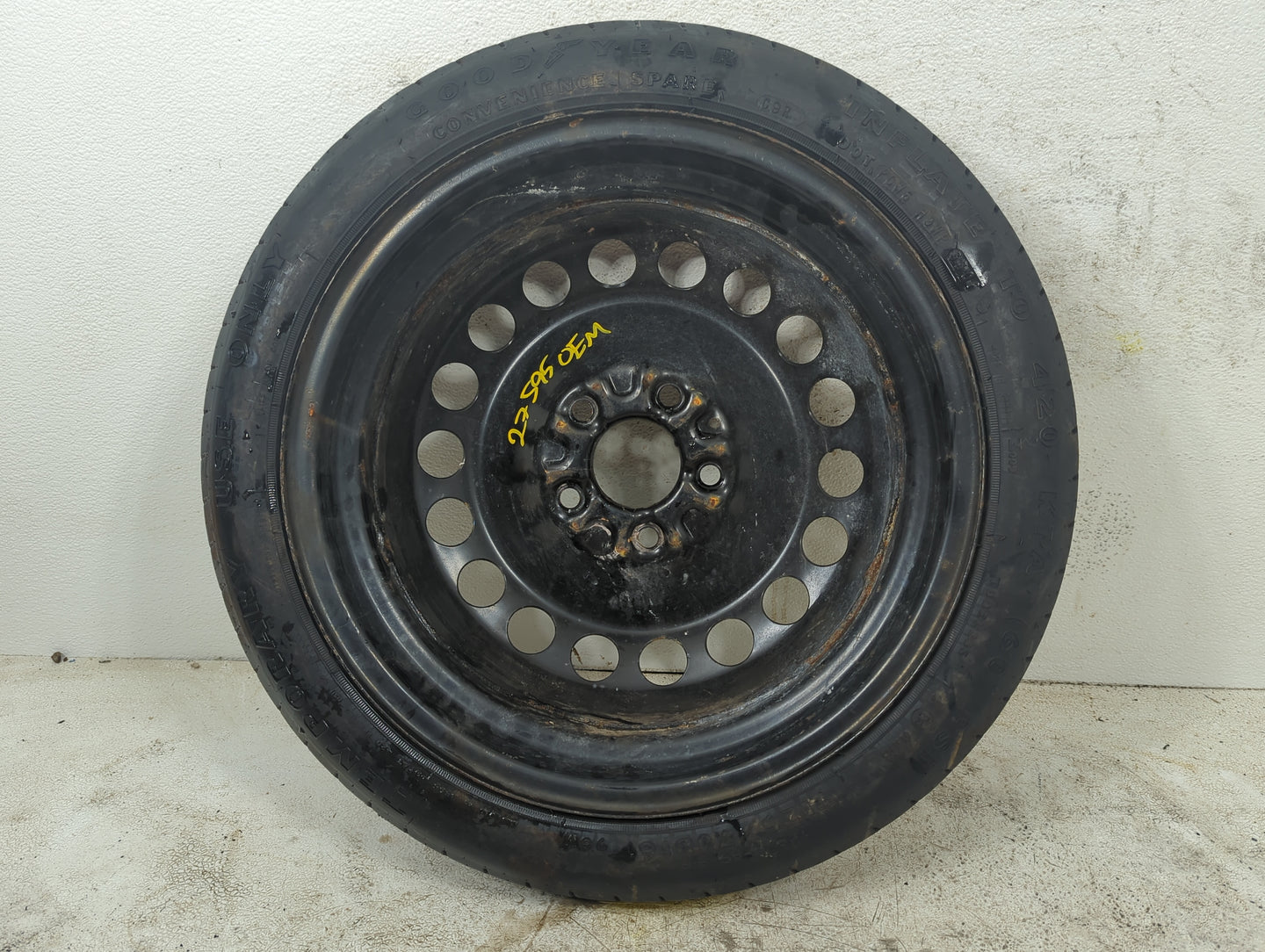 2023 Pontiac G6 Spare Donut Tire Wheel Rim Oem - Oemusedautoparts1.com