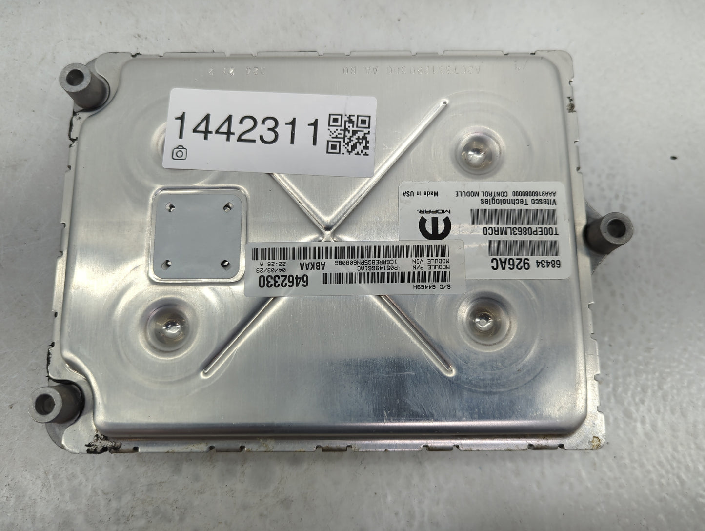 2020-2022 Ram 1500 PCM Engine Control Computer ECU ECM PCU OEM P/N:68434926AC T00EP0863LMRC0, P68149681AC Fits Fits 2020 202
