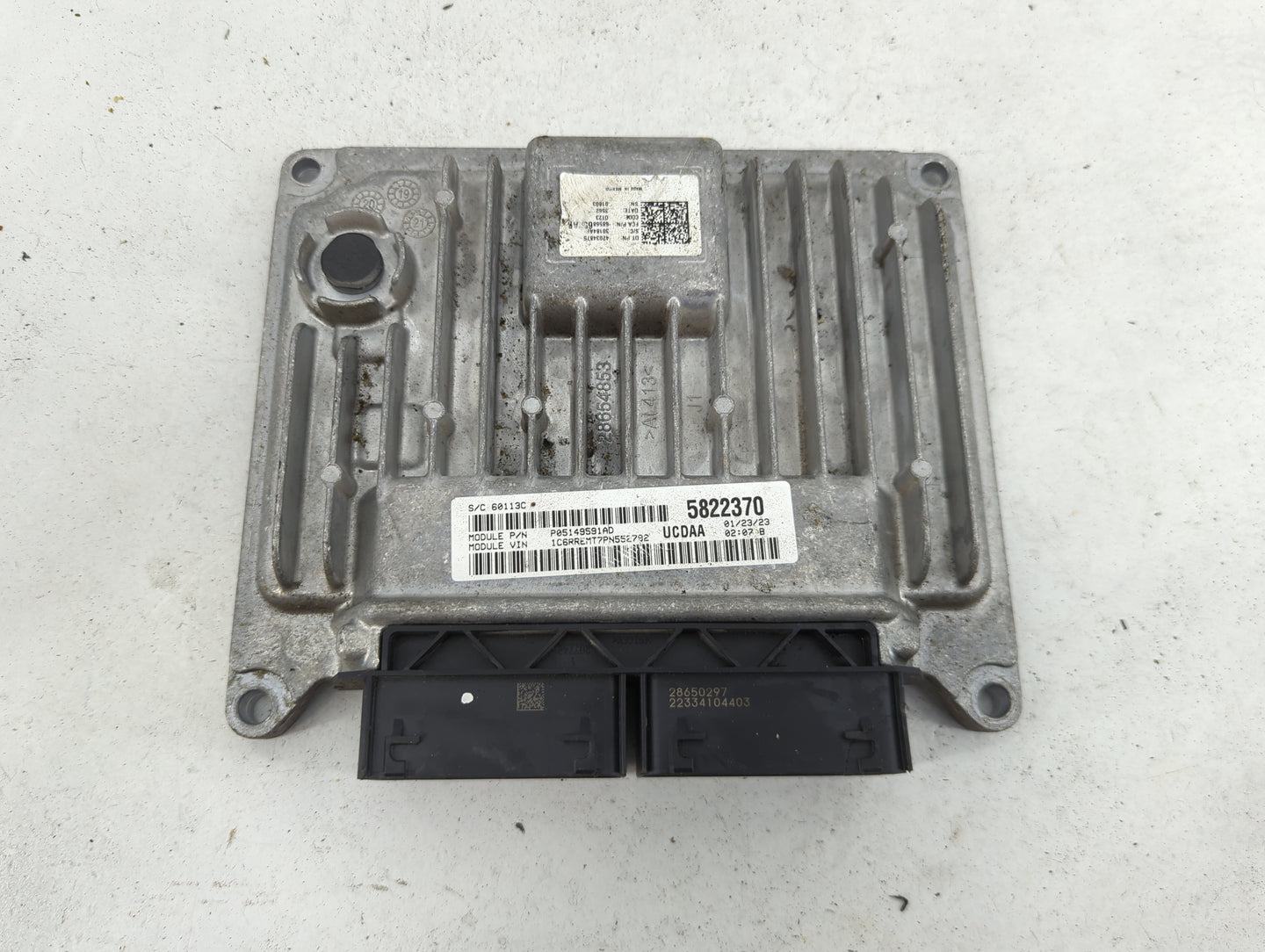 2020-2022 Ram 1500 PCM Engine Control Computer ECU ECM PCU OEM P/N:P05149591AD 68568657AB, 42034875 Fits Fits 2020 2021 2022